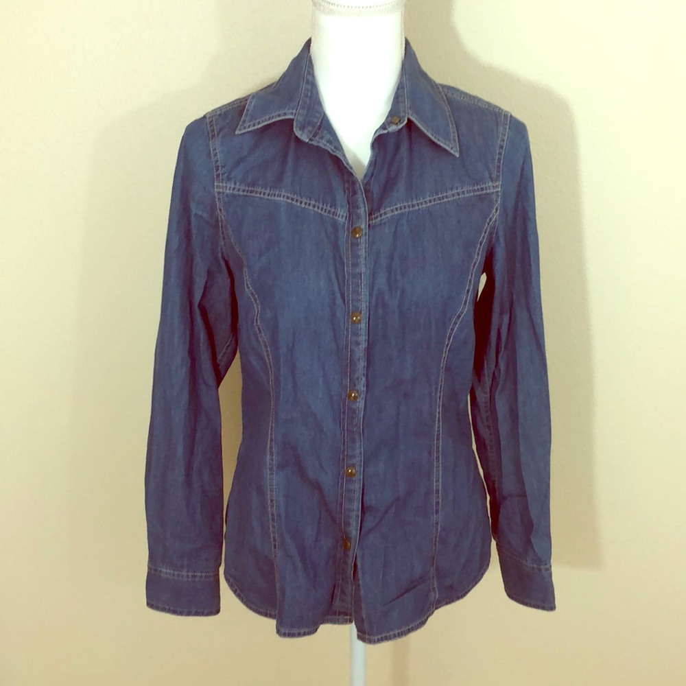 Pendleton western rodeo jean button up long sleeve